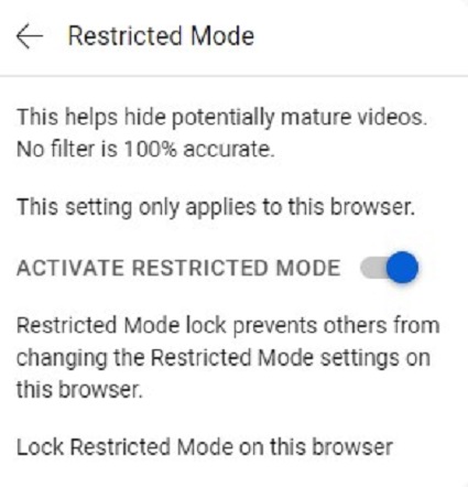how to block unethical stuff on YouTube