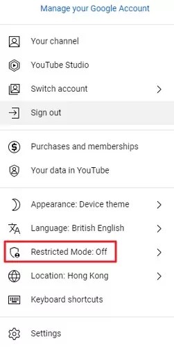 how to block unwanted content on YouTube