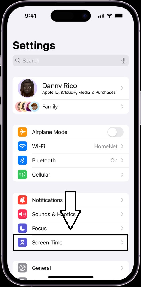 how to limit screen time on iphone with app lock step 1