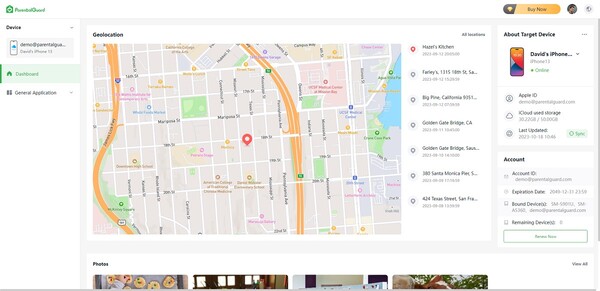 how to limit total screen time on iphone with ParentalGuard Step 3